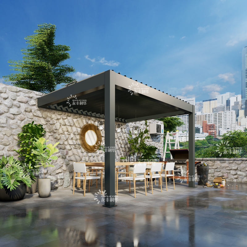 Aluminum Pergola For Life Garden Patio Furniture