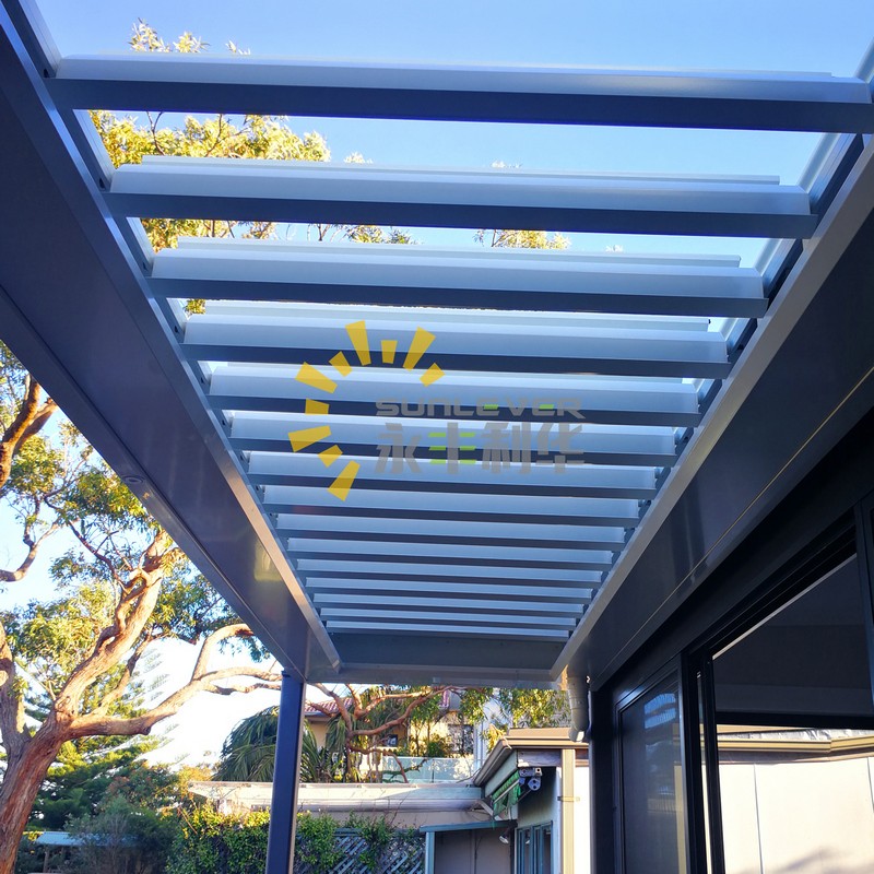Aluminum Pergola For Outdoor Balcony Living Furniture (1)