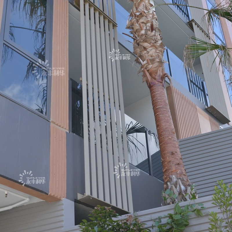 Balcony Aluminium Sun Adjustable Louvers Vertical (1)