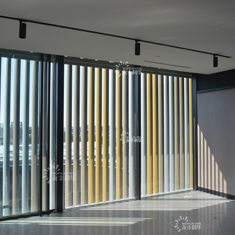 Building Operable Sunshade Sliding Louvers (1)
