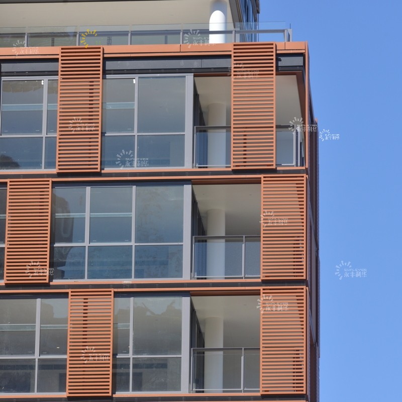 Custom External Plantation Metal Window Shutters (1)