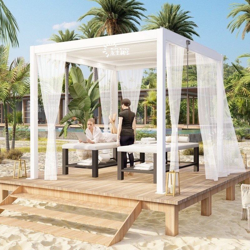 Detached Modern Outdoor Home Living Spaces Pergola