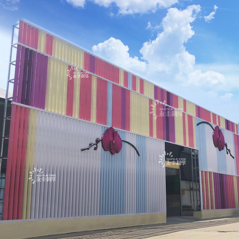 Elevation Aluminium Fixed Vertical Louvers (5)