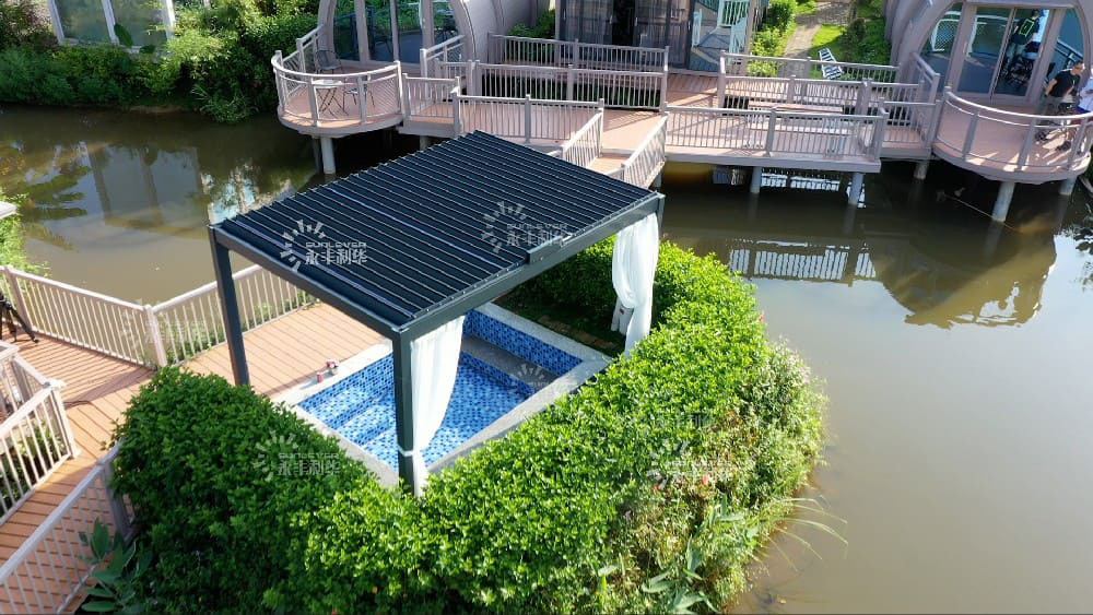 louvered pergola louvered pergola