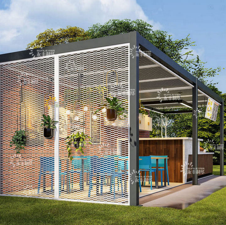 Garden And Outdoor Living Pergola With Sunshade (1)