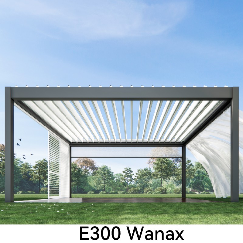 Luxury Electric Aluminium Louvered Pergola 7x6M (1)