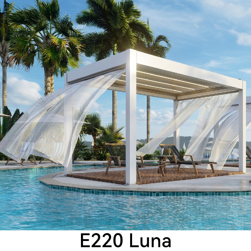 Middle & High End Electric Aluminium Louvered Pergola 4x3M (1)