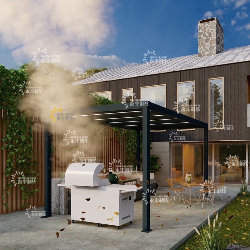Outdoor Living Kitchen Pergola For Yard Furniture (1)