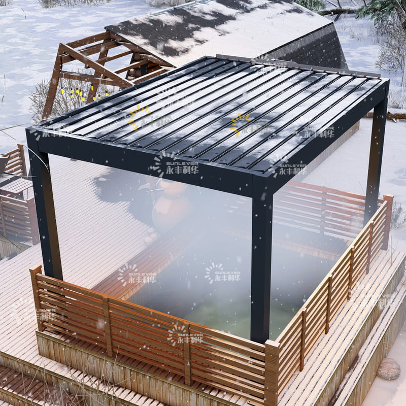 Pergola For All Weather Modern Outdoor Deck Furniture (1)