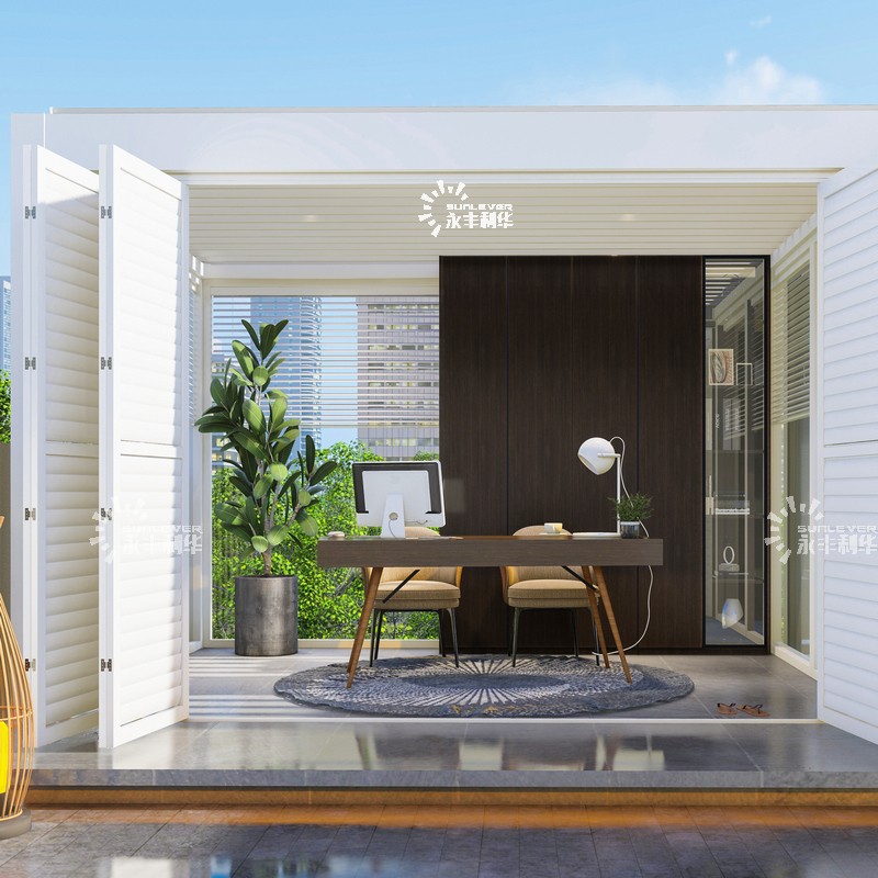 Roof Aluminum Pergola Bioclimatique Outdoor
